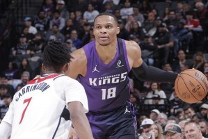 开云账号-威少26+6小萨复出13+6+5 国王主场轻取奇才